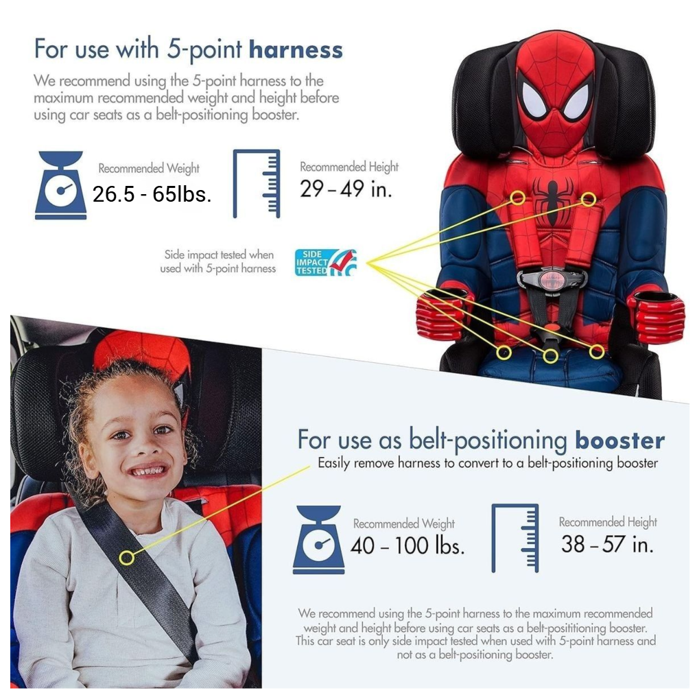 Spider-Man 2-in-1 Car Seat