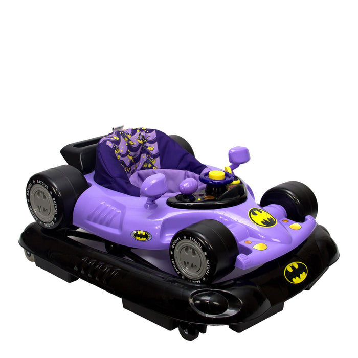 Batman baby walker purple side view