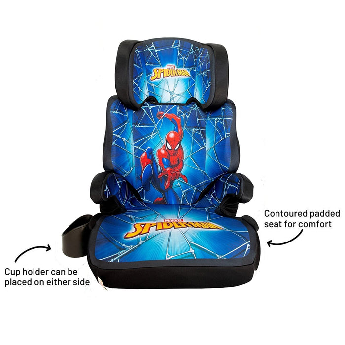 Spider-Man High Back Booster Car Seat, Spider-Man Blue Suit