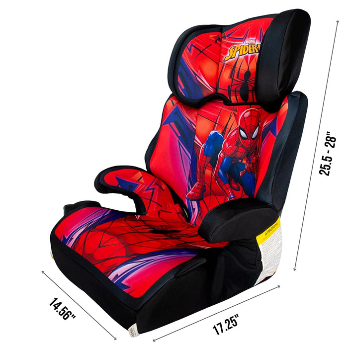 Spider-Man High Back Booster Car Seat, Spider-Man Suit