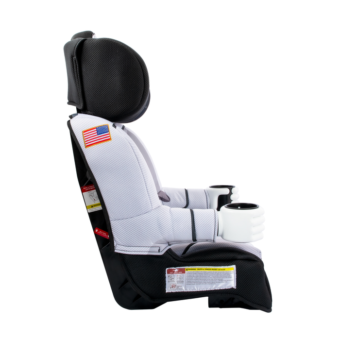 High back top booster without latch