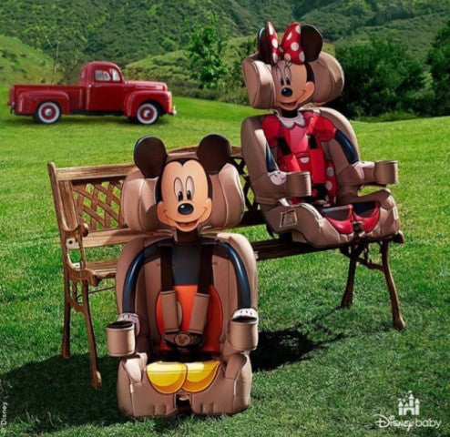 Mickey Mouse 2-in-1 Harness Booster Car Seat