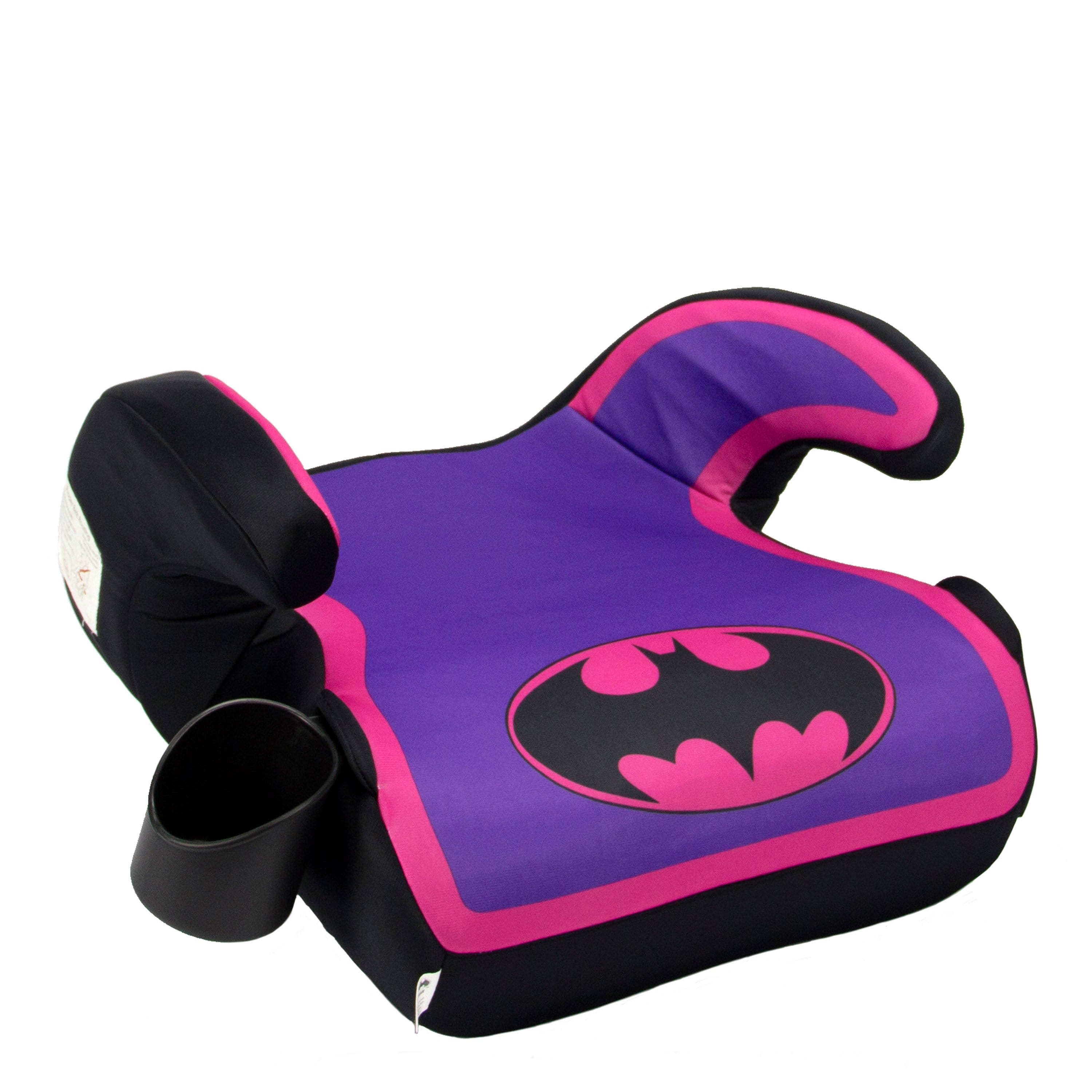 Bat Girl purple and pink car booster seat