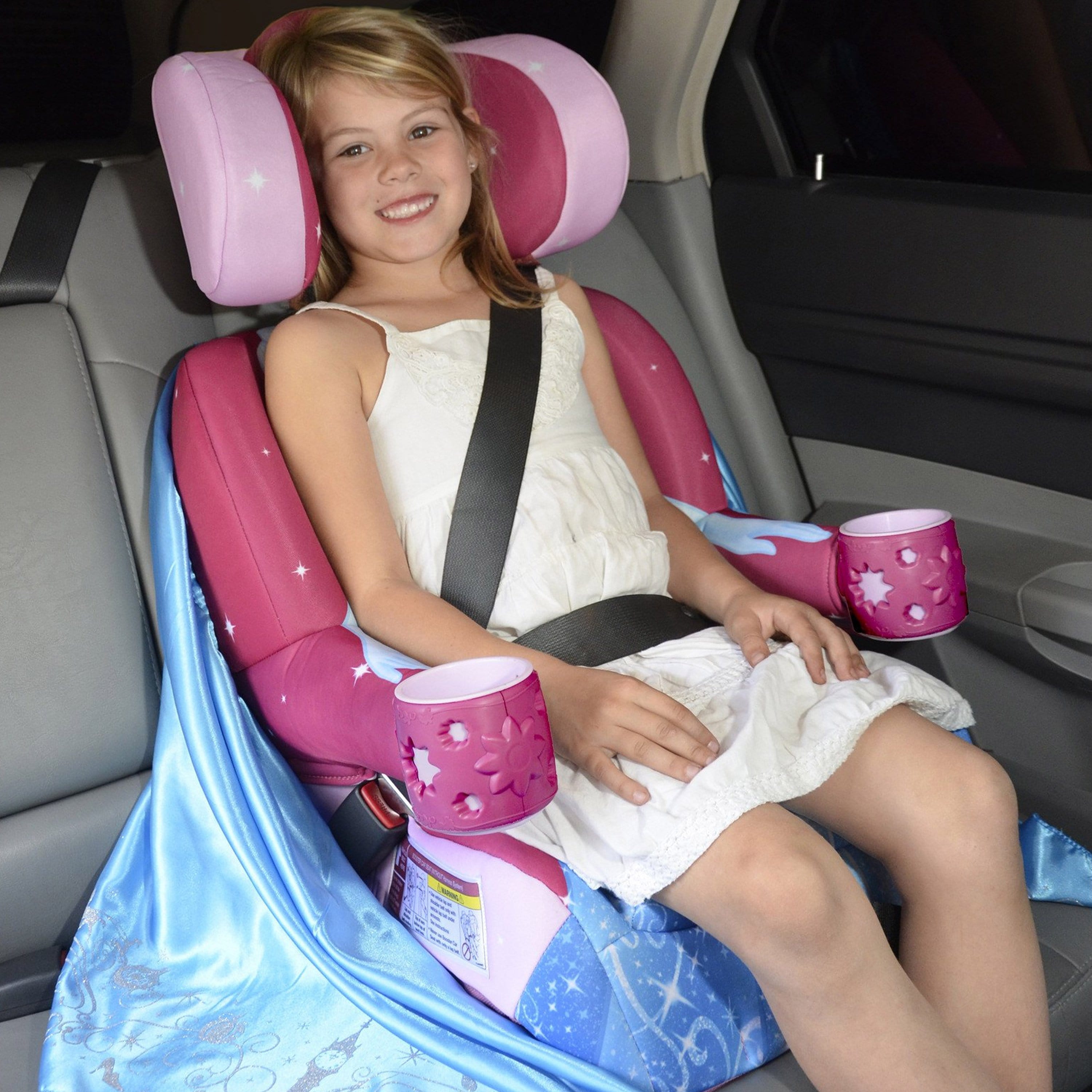 Cinderella 2-in-1 Harness Booster Car Seat