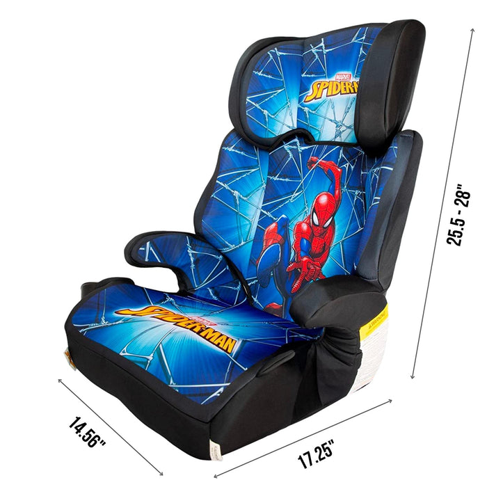 Spider-Man High Back Booster Car Seat, Spider-Man Blue Suit