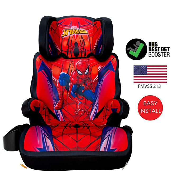 Spider-Man High Back Booster Car Seat, Spider-Man Suit